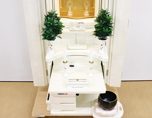 Soka Gakkai Furniture-style Buddhist Altar "Akane" Available in 4 colors Made in Japan Rainbow Gold Cabinet Compatible with Permanent Gohonzon